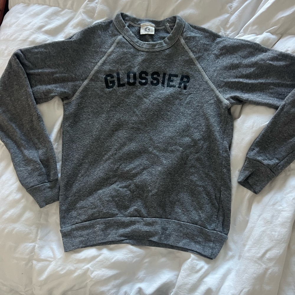 Glossier Grey Crewneck Sweatshirt